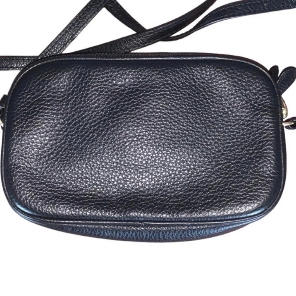NWOT Coach Black Pebble Leather Crossbody Bag - Picture 7 of 9